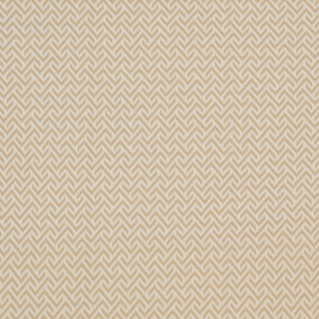 The in2green Broken Zig Zag Throw Blanket showcases beige and white interlocking chevron shapes in a bold geometric pattern.