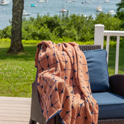 Indoor | Outdoor Sustainable Knit Throw Blanket - Poly Kaarna by Petra Kaksonen
