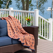 Indoor | Outdoor Sustainable Knit Throw Blanket - Poly Kaarna by Petra Kaksonen