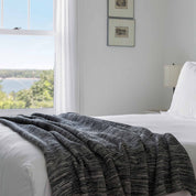 Textured Sustainable Knit Throw Blanket - Textured Ombre
