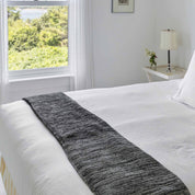 Textured Sustainable Knit Throw Blanket - Textured Ombre