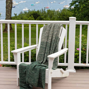 Textured Sustainable Knit Throw Blanket - Textured Ombre