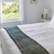 Textured Sustainable Knit Throw Blanket - Textured Ombre