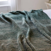 Textured Sustainable Knit Throw Blanket - Textured Ombre