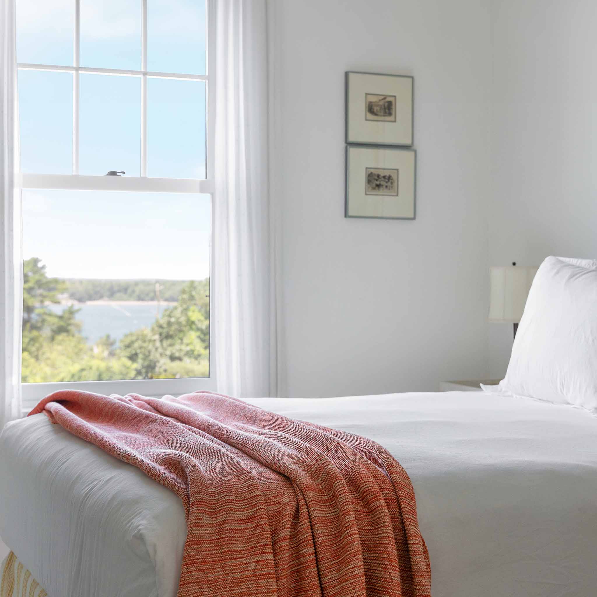 Textured Sustainable Knit Throw Blanket - Textured Ombre