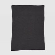 The in2green Wool Cardigan Throw Blanket is a rectangular, flat black wool blanket displayed on a plain white background.