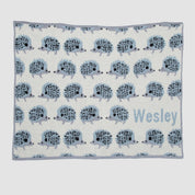 Baby Hedgehog Personalized Blanket CTM - BHG1