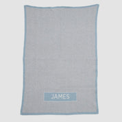 Baby Herringbone Patch Personalized Blanket CTM - BHRP2