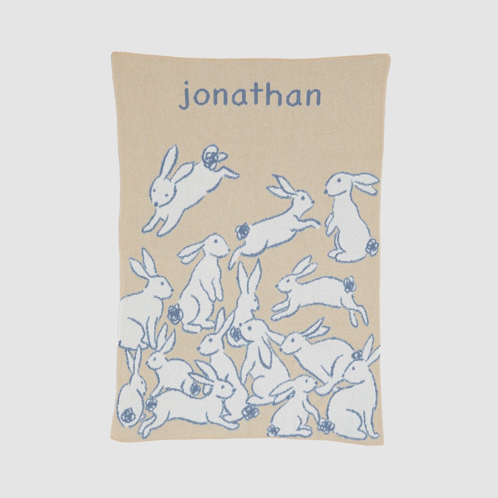 Baby Rabbits Personalized Blanket CTM - BBY2