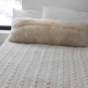 Chunky Cable Knit Throw Blanket BLCC1