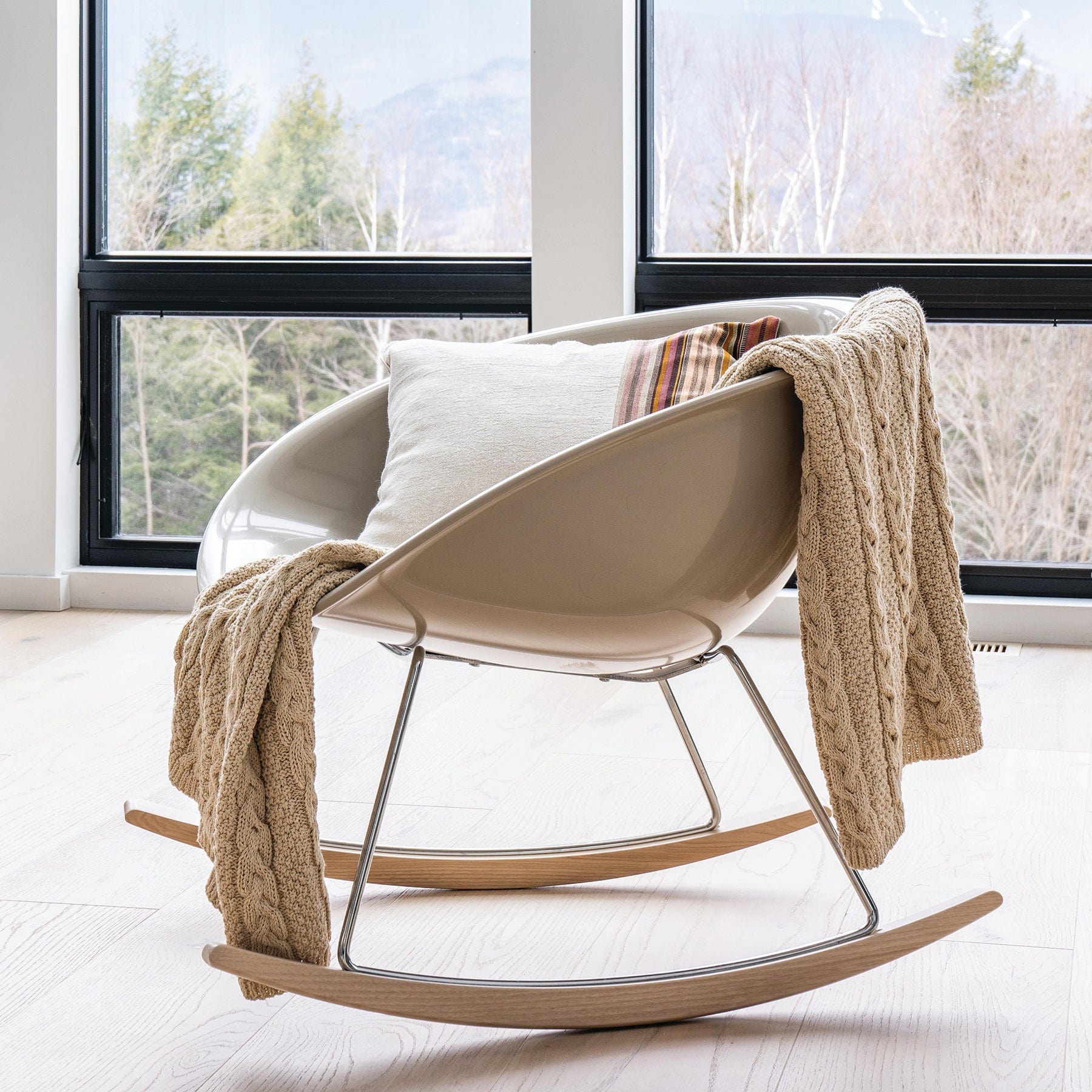 Chunky Cable Knit Throw Blanket BLCC1