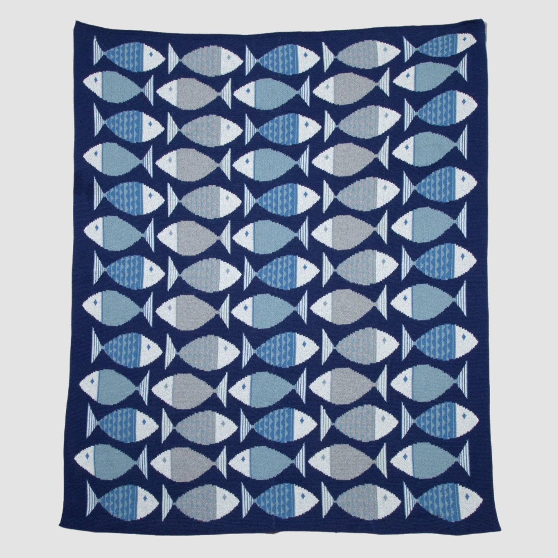 Coastal Big Fish Throw Blanket BL01FHB2