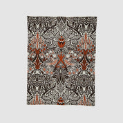 Dove and Rose Throw Blanket by William Morris BL01FWM - DR1