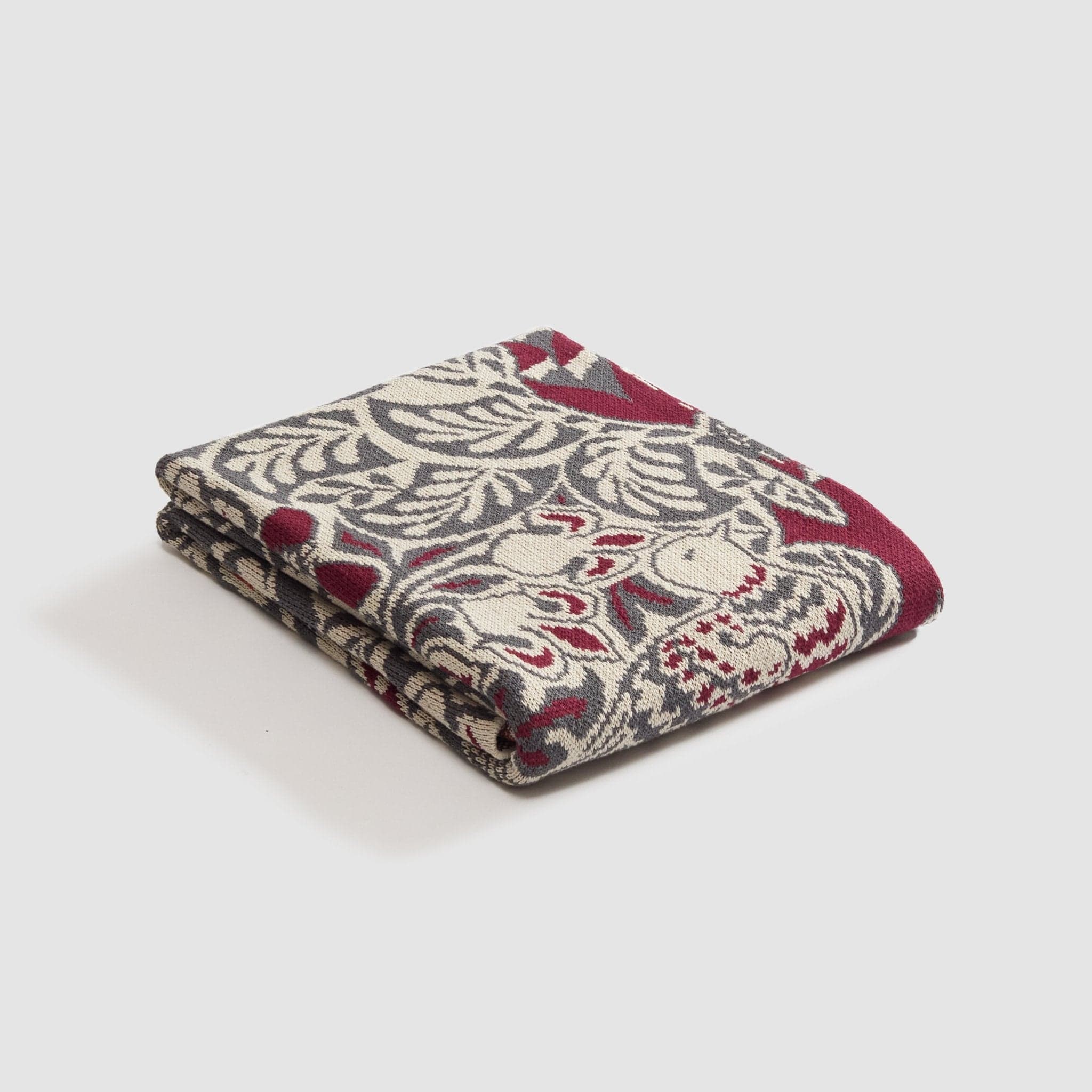 Dove and Rose Throw Blanket by William Morris BL01FWM - DR2