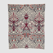 Dove and Rose Throw Blanket by William Morris BL01FWM - DR2