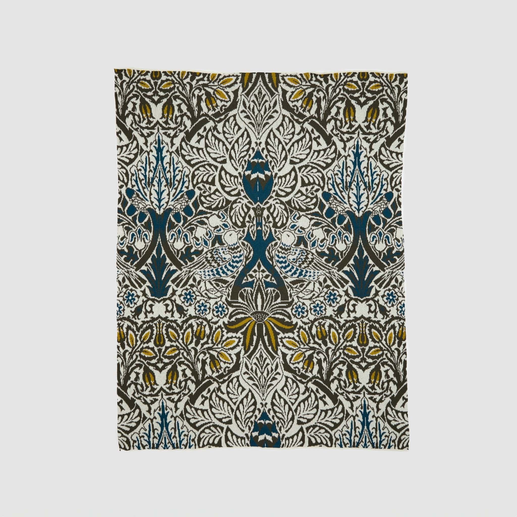 Dove and Rose Throw Blanket by William Morris BL01FWM - DR3