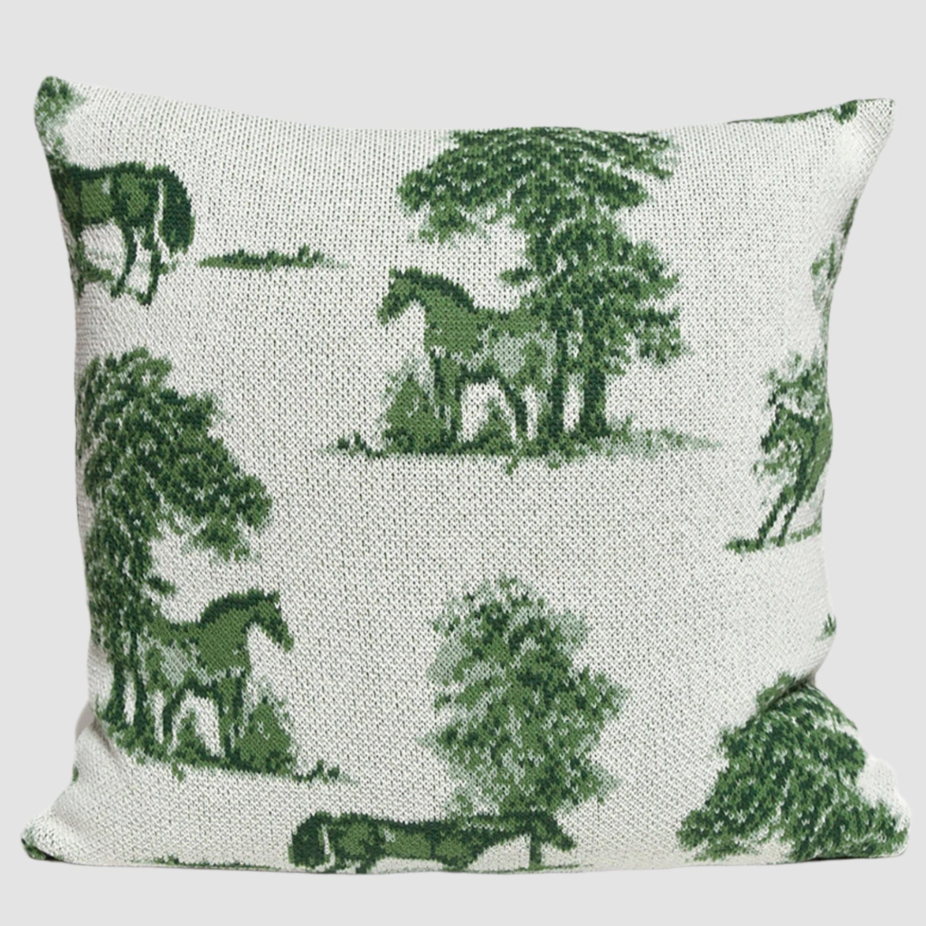 Equestrian Toile Pillow PLETL1