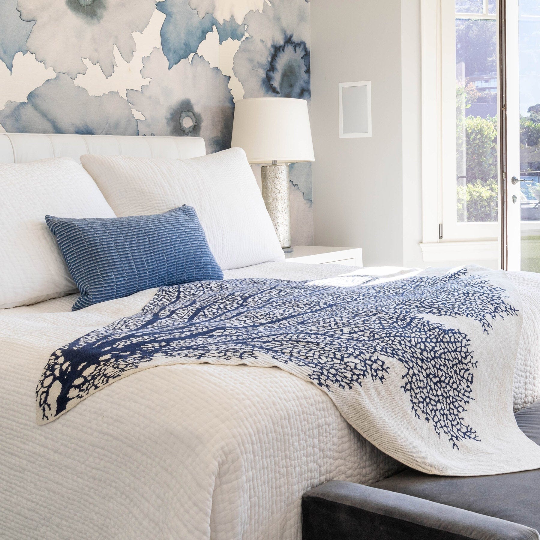Fan Coral Throw Blanket BL01FC1