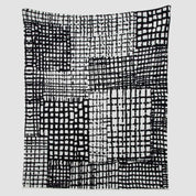 Hatch Throw Blanket by Elodie Blanchard EB - HT - BK