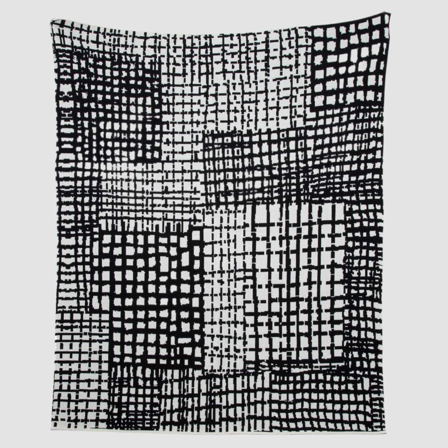 Hatch Throw Blanket by Elodie Blanchard EB - HT - BK