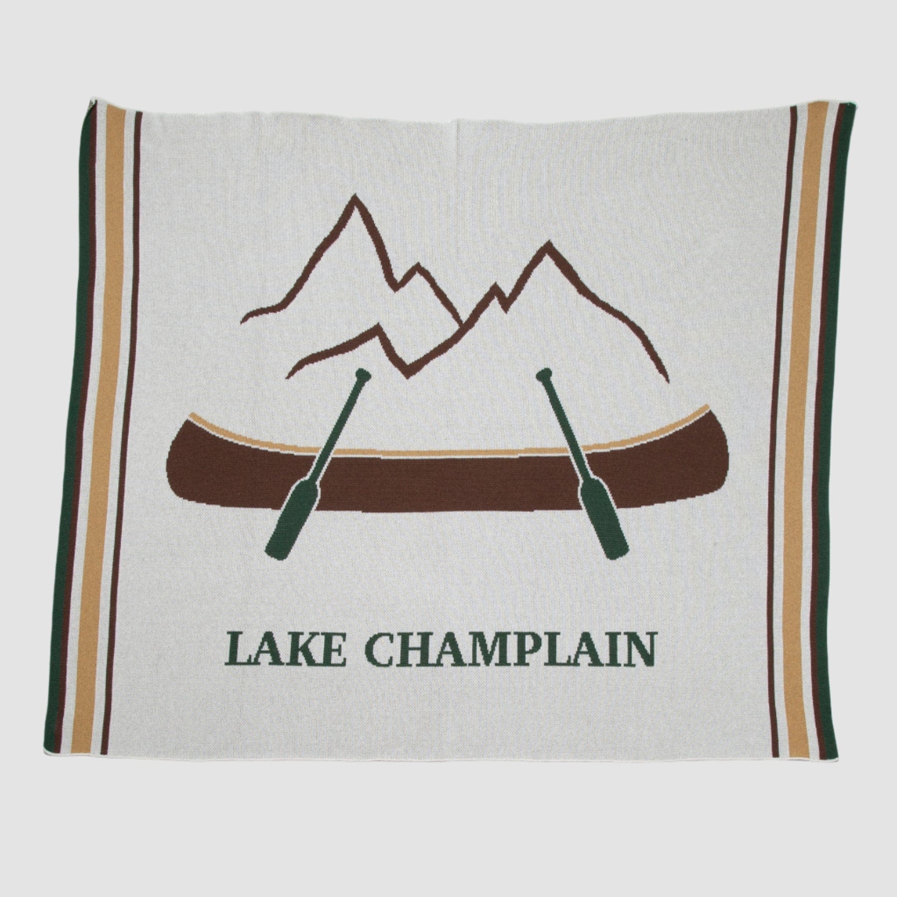 Personalized Canoe Throw Blanket CTM - CA