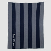 Personalized Herringbone Stripe Throw Blanket CTM - HBS2