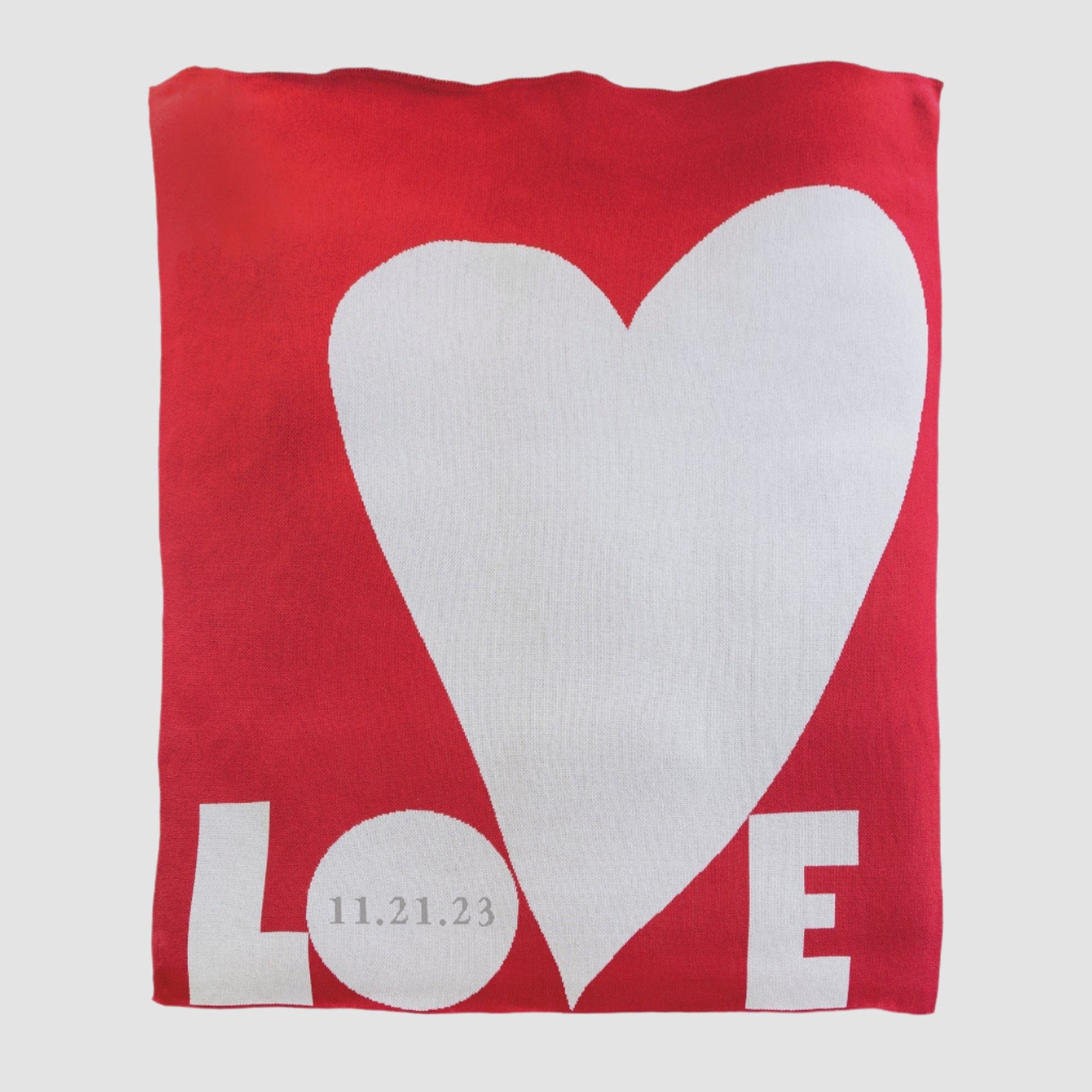 Personalized LOVE Throw Blanket by Susy Pilgrim Waters CTM - SPW - LV