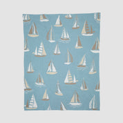 Sailboats Throw Blanket BL01CSB1