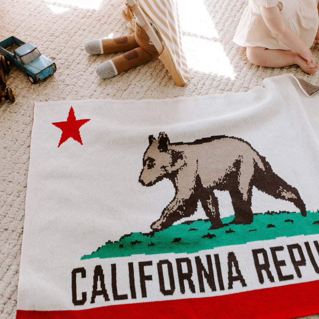 Baby California Flag Blanket