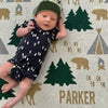 Baby Happy Camper Personalized Blanket