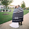 Tie the Knot "Just Married" Throw Blanket
