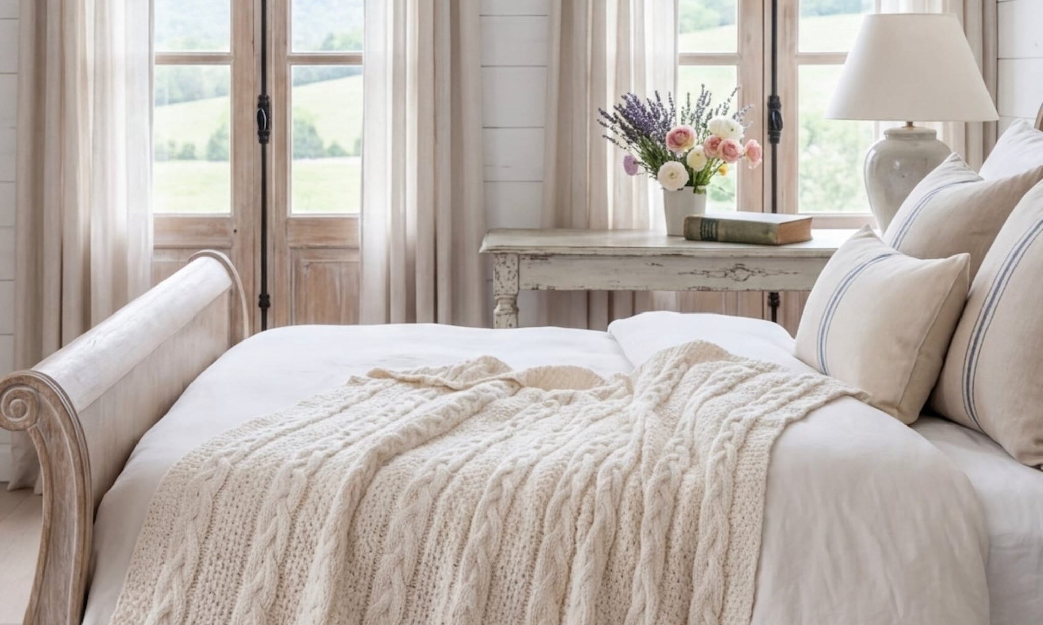 White Throw Blankets