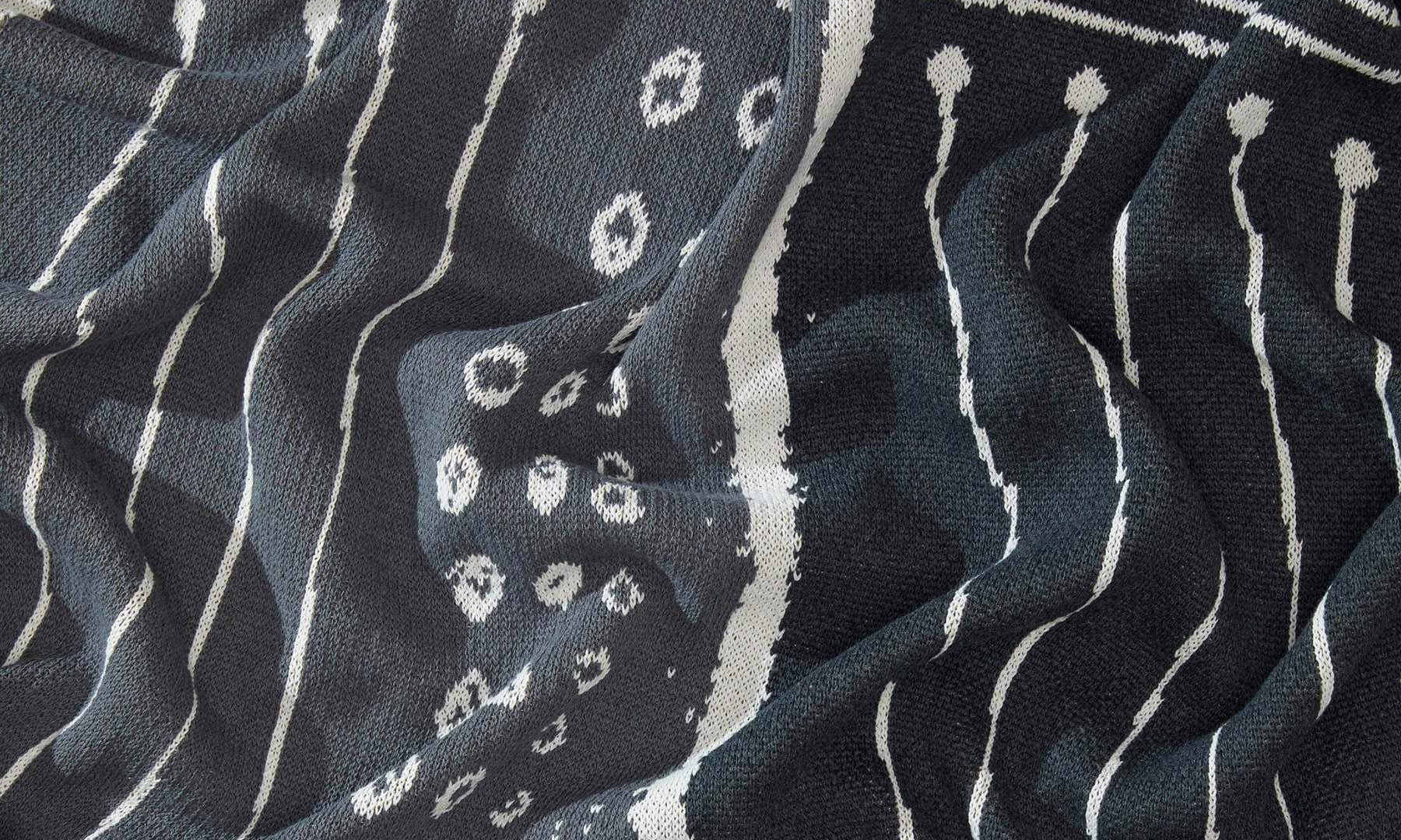 Black Throw Blanket - In2Green