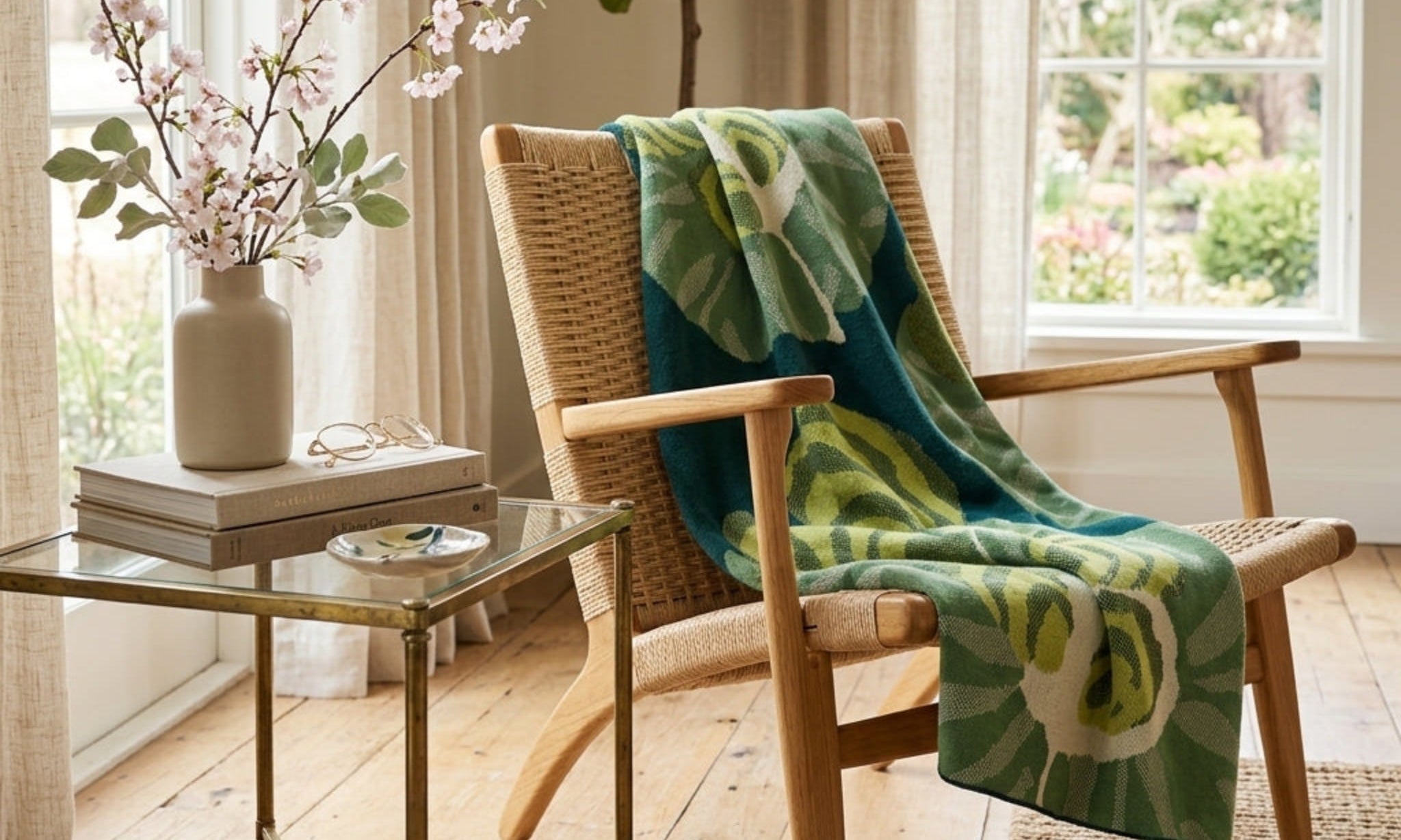 Green Throw Blanket - In2Green