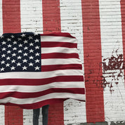 in2green Eco Throw Cotton Sustainable Knit Throw Blanket - American Flag 639266512240 BL01AF1