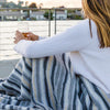 River Stripe Throw Blanket