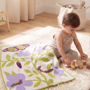 in2green Eco Baby Throws Baby Butterfly Blanket 601570195020 BB02BU1