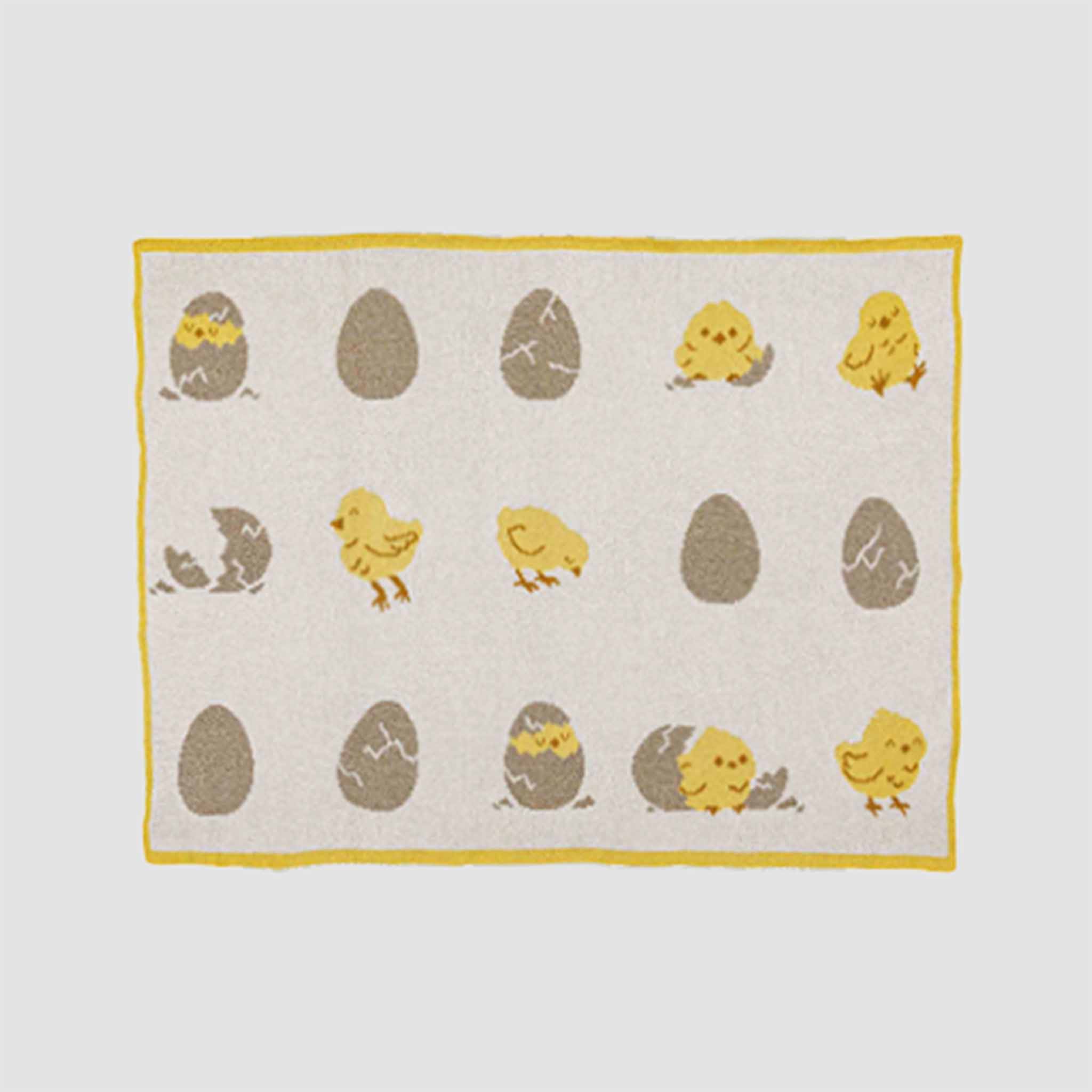 in2green Eco Baby Throws Baby Chicks - Cotton Sustainable Knit Animal Blanket 601570195013 BB02CH1