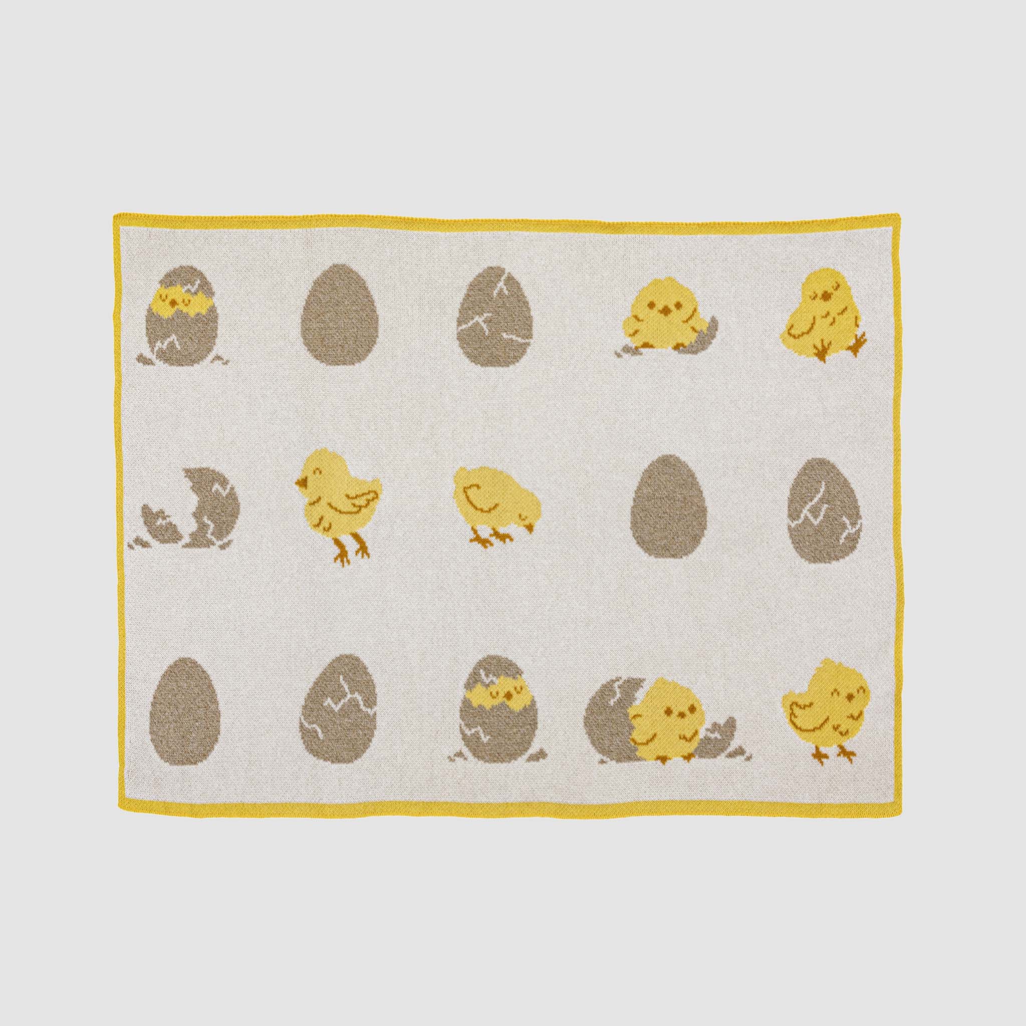 in2green Eco Baby Throws Baby Chicks - Cotton Sustainable Knit Animal Blanket 601570195013 BB02CH1