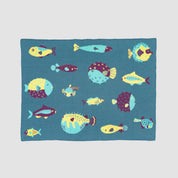 in2green Eco Baby Throws Baby Puffer Fish - Cotton Sustainable Knit Animal Blanket 601570195303 BB02PFF1