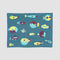 in2green Eco Baby Throws Baby Puffer Fish - Cotton Sustainable Knit Animal Blanket 601570195303 BB02PFF1