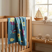 in2green Eco Baby Throws Baby Puffer Fish Blanket 601570195303 BB02PFF1