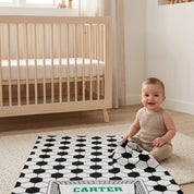 in2green Eco Baby Throws Baby Personalized Soccer Goal Blanket 601570195006 CTM-BSG1