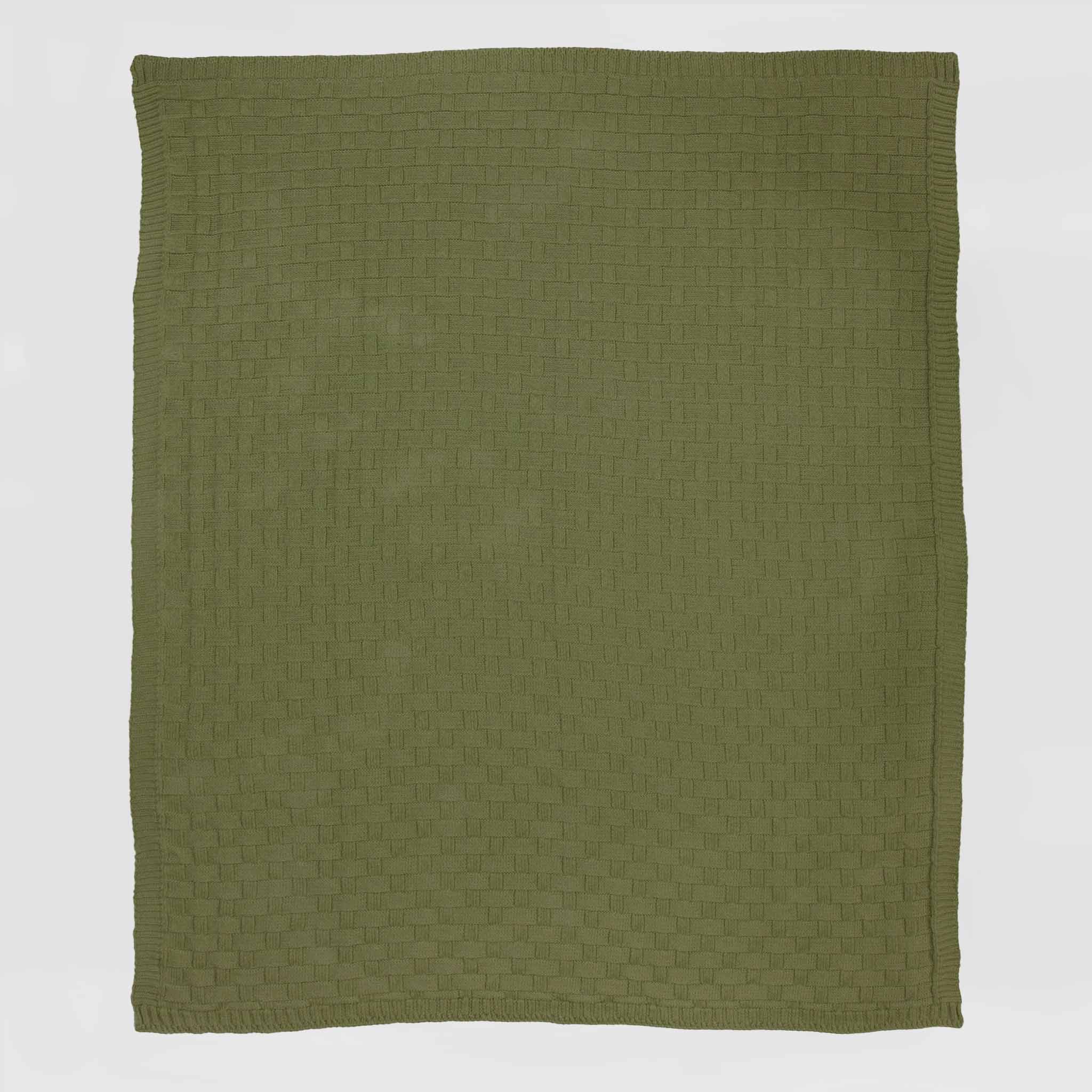in2green Eco Throw Textured Sustainable Knit Throw Blanket - Basketweave 601570194535 BL01TBW4