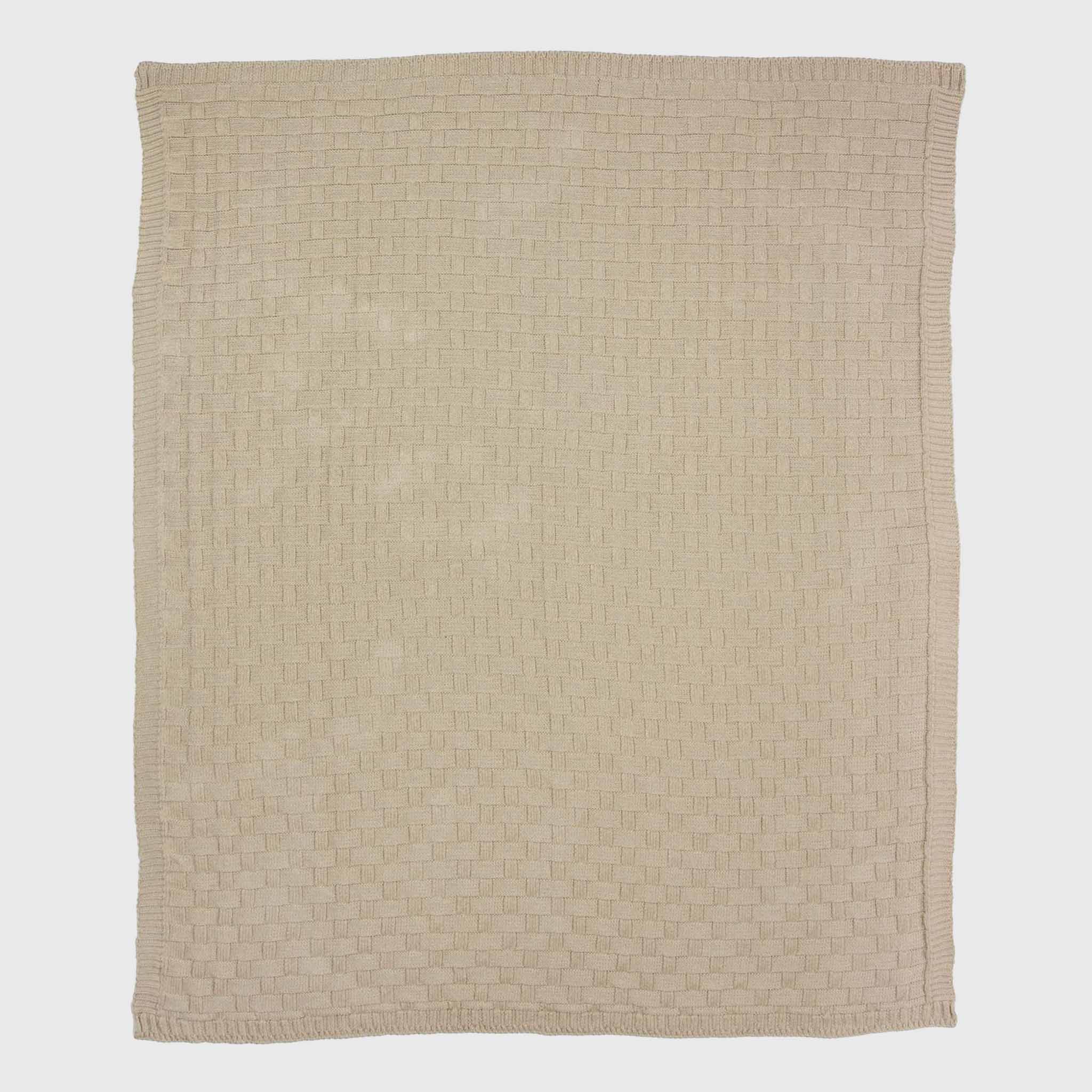 in2green Eco Throw Textured Sustainable Knit Throw Blanket - Basketweave 601570194504 BL01TBW1