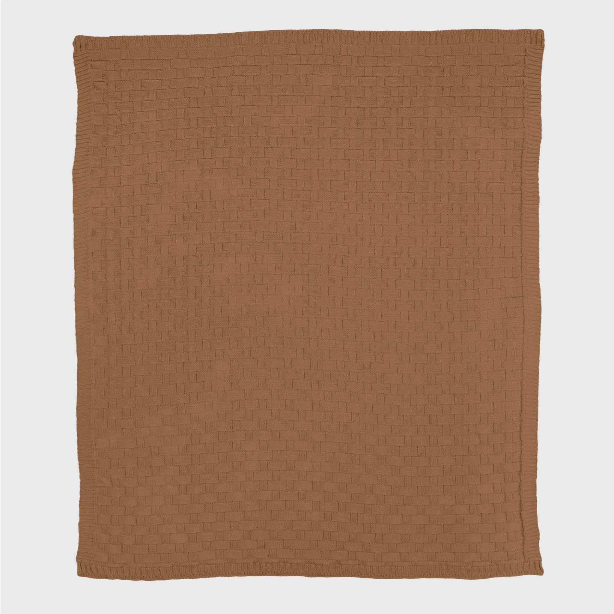 in2green Eco Throw Textured Sustainable Knit Throw Blanket - Basketweave 601570194528 BL01TBW3