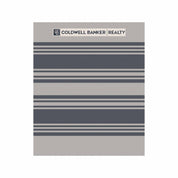In2Green Swatch Custom Logo Blanket: Personalized Corporate Gift - Bengal Stripe Pattern