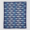 in2green Eco Throw Cotton Sustainable Knit Throw Blanket - Coastal Big Fish 655646738154 BL01FHB2