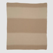 in2green Eco Throw Textured Sustainable Knit Modern | Striped Throw Blanket - Block Canyon 601570194580 BL01TCY2