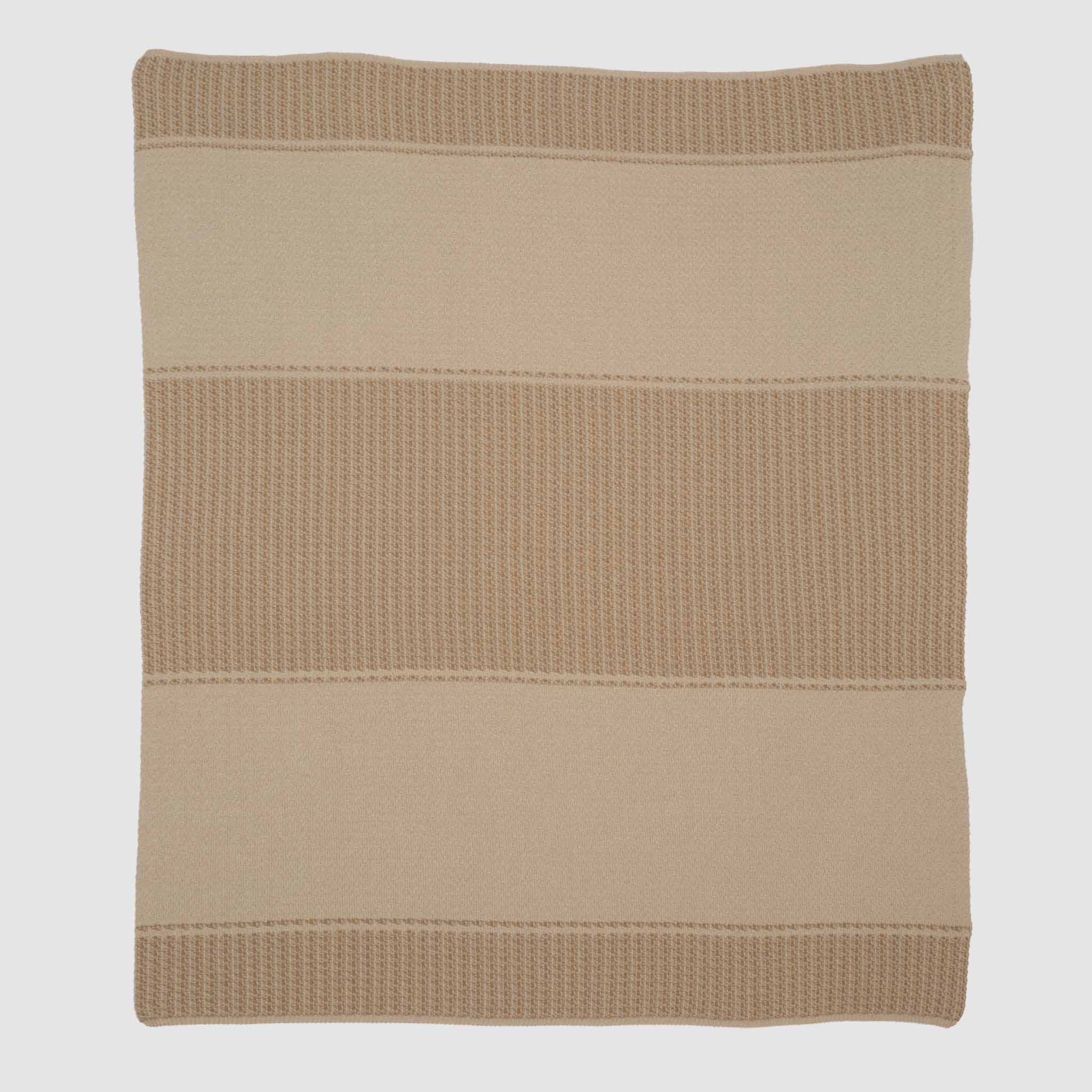 in2green Eco Throw Textured Sustainable Knit Modern | Striped Throw Blanket - Block Canyon 601570194580 BL01TCY2